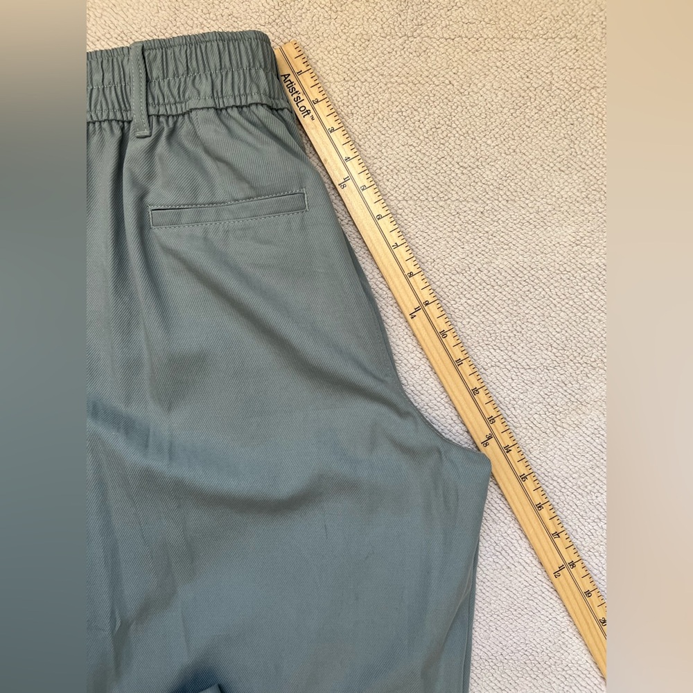 🆕Madewell Women’s The Neale Straight-Leg Pant in Drapeweave Overcast(Blue)Size 2 - Picture 8 of 16